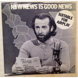 George Carlin New News Is Good News USED VINYL 7INCH 45 RPM SINGLE PROMO
