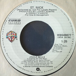 St. Nick (4) / Just For Laughs Players Jingle Bells - Gesundheit / The Last Recital USED VINYL 7INCH 45 RPM SINGLE