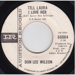 Don Wilson Tell Laura I Love Her USED VINYL 7INCH 45 RPM PROMO