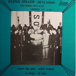 Glenn Miller And His Orchestra Sunset Serenade August 30-1941 / Chesterfield Broad Cast - July14-1942 Vinyl LP USED