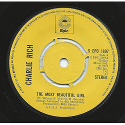 Charlie Rich The Most Beautiful Girl USED VINYL 7INCH 45 RPM SINGLE