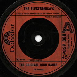 De Electronica's The Original Bird Dance USED VINYL 7INCH 45 RPM SINGLE