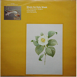 The Ambrosian Singers / John McCarthy Music For Holy Week Vinyl LP USED