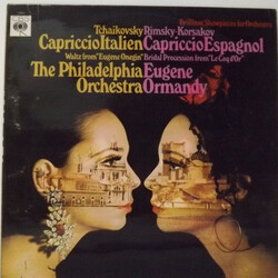 Pyotr Ilyich Tchaikovsky / Nikolai Rimsky-Korsakov / The Philadelphia Orchestra / Eugene Ormandy Capriccio Italien / Capriccio Espagnol Vinyl LP USED