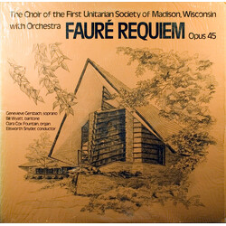 Gabriel Fauré Requiem, Opus 45 Vinyl LP USED