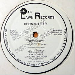 Robin Stanley Get Ready USED VINYL 12INCH 33 S RPM PROMO