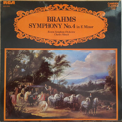 Johannes Brahms / Boston Symphony Orchestra / Charles Munch Symphony No. 4 In E Minor Vinyl LP USED