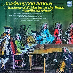 The Academy Of St. Martin-in-the-Fields / Sir Neville Marriner Academy Con Amore Vinyl LP USED