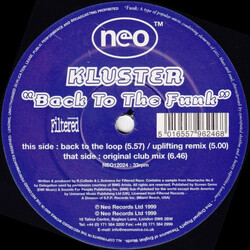 Kluster Back To The Funk VINYL 12" USED