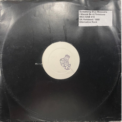 The Screaming Blue Messiahs I Wanna Be A Flintstone USED VINYL 12INCH 45 RPM SINGLE PROMO WHITE LABEL