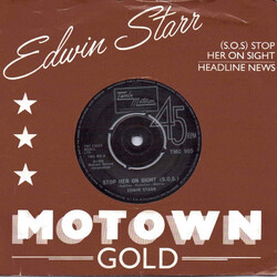 Edwin Starr Stop Her On Sight (S.O.S.) / Headline News USED VINYL 7INCH 45 RPM SINGLE REISSUE