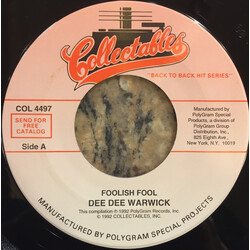 Dee Dee Warwick Foolish Fool / I Want To Be With You USED VINYL 7INCH 45 RPM SINGLE STEREO