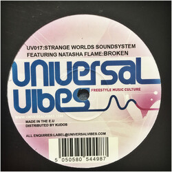 Strange Worlds Sound System / Natasha Flame Broken USED VINYL 12INCH STEREO