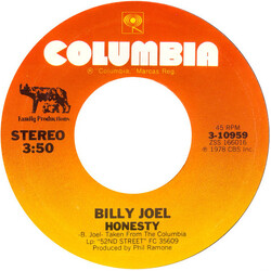 Billy Joel Honesty VINYL 7" USED