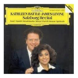 Kathleen Battle / James Levine (2) Salzburg Recital Vinyl LP USED