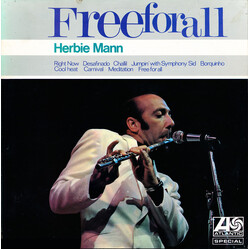 Herbie Mann Free For All Vinyl LP USED