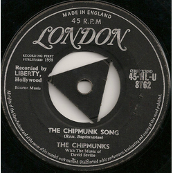 The Chipmunks The Chipmunk Song / Almost Good Vinyl 7" USED