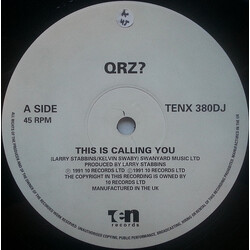 QRZ? This Is Calling You USED VINYL 12INCH PROMO
