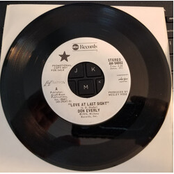 Don Everly Love At Last Sight / Oh, I'd Like To Go Away USED VINYL 7INCH 45 RPM SINGLE PROMO
