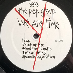 The Pop Group We Are Time Vinyl LP USED