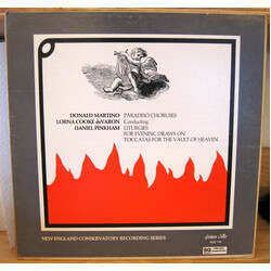 Donald Martino / Lorna Cooke deVaron / Daniel Pinkham Paradiso Choruses Vinyl LP USED
