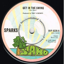 Sparks Get In The Swing VINYL 7" USED