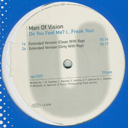 Men Of Vizion Do You Feel Me? (...Freak You) VINYL 12" USED
