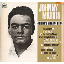 Johnny Mathis Johnny's Greatest Hits Vinyl LP USED