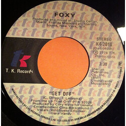 Foxy Get Off VINYL 7" USED