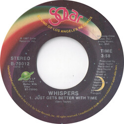 The Whispers Just Gets Better With Time VINYL 7" USED