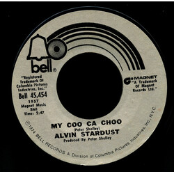 Alvin Stardust My Coo Ca Choo USED VINYL 7INCH 45 RPM STYRENE