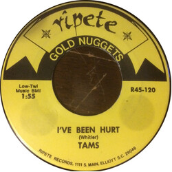 The Tams / Walter Populist / The Truetones (2) I've Been Hurt / Come On Back To Me USED VINYL 7INCH 45 RPM