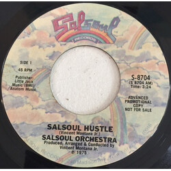 The Salsoul Orchestra Salsoul Hustle USED VINYL 7INCH 45 RPM ADVANCE SINGLE PROMO STYRENE
