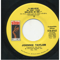 Johnnie Taylor I Believe In You (You Believe In Me) USED VINYL 7INCH 45 RPM