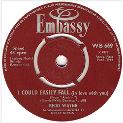 Redd Wayne / Terry Brandon I Could Easily Fall (In Love With You) / Pretty Paper Vinyl 7" USED