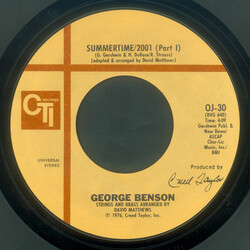 George Benson Summertime/2001 USED VINYL 7INCH 45 RPM STYRENE