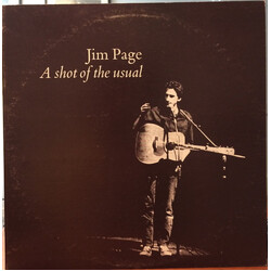 Jim Page A Shot Of The Usual Vinyl LP USED