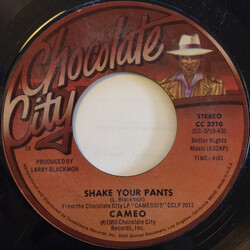 Cameo Shake Your Pants / I Care For You VINYL 7" USED