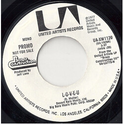 Brass Construction L-O-V-E-U USED VINYL 7INCH 45 RPM PROMO STYRENE