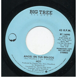 Hot Angel En Tus Brazos USED VINYL 7INCH PROMO