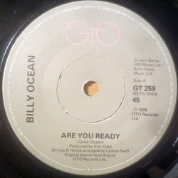 Billy Ocean Are You Ready Vinyl 7" USED