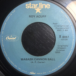 Roy Acuff Wabash Cannon Ball USED VINYL 7INCH 45 RPM SINGLE