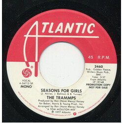 The Trammps Seasons For Girls USED VINYL 7INCH 45 RPM SINGLE STEREO MONO PROMO