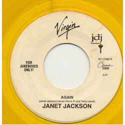 Janet Jackson Again USED VINYL 7INCH 45 RPM JUKEBOX
