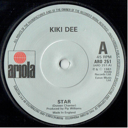 Kiki Dee Star Vinyl 7" USED