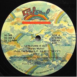 Skyy Lets Turn It Out USED VINYL 12INCH 33 S RPM STEREO