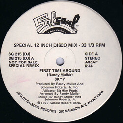 Skyy First Time Around USED VINYL 12INCH 33 S RPM SINGLE PROMO STEREO