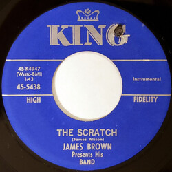 The James Brown Band Hold It / The Scratch USED VINYL 7INCH 45 RPM SINGLE
