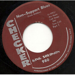 King Solomon (4) Non-Support Blues USED VINYL 7INCH 45 RPM SINGLE