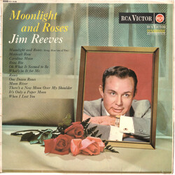 Jim Reeves Moonlight And Roses Vinyl LP USED